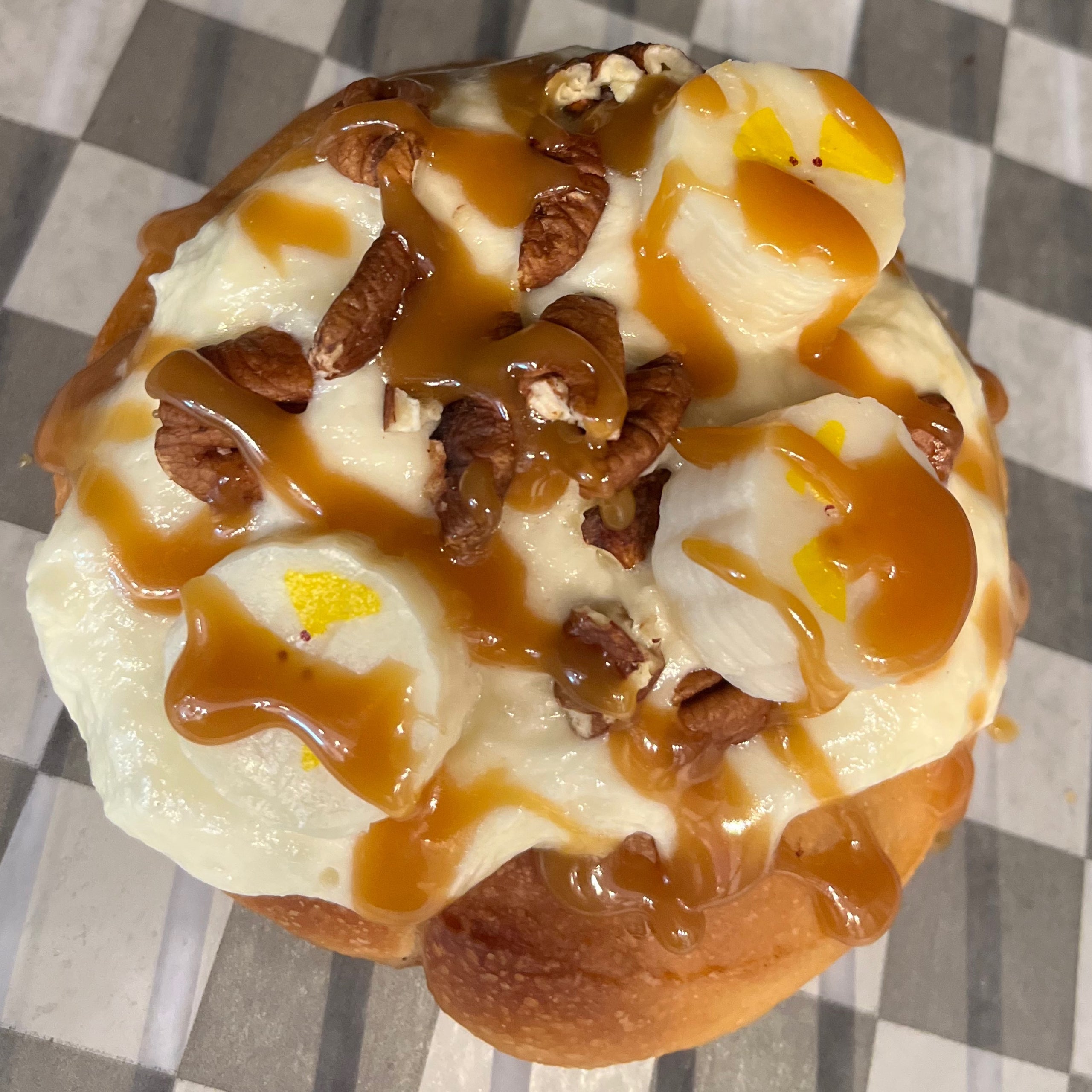 Bananas Foster roll Cinnaholic Myrtle Beach
